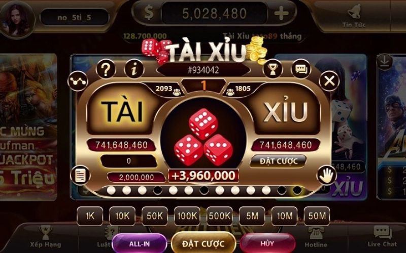 Top nhà cái tài xỉu uy tín nhất